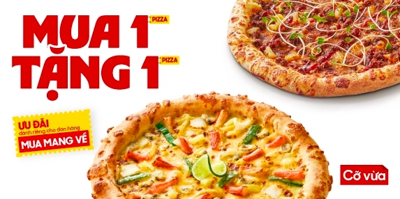 MUA 1 TẶNG 1 PIZZA (CỠ VỪA)