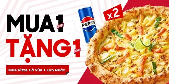 MUA 1 TẶNG 1 PIZZA (CỠ VỪA)