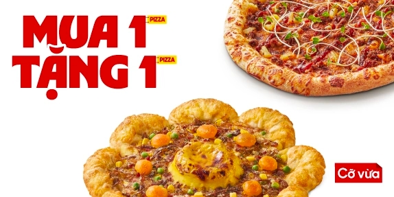 MUA 1 TẶNG 1 PIZZA (CỠ VỪA)