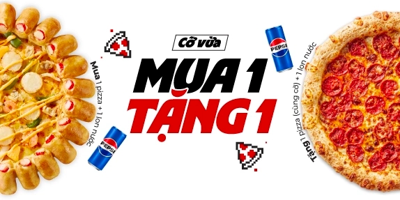MUA 1 TẶNG 1 PIZZA (CỠ VỪA)