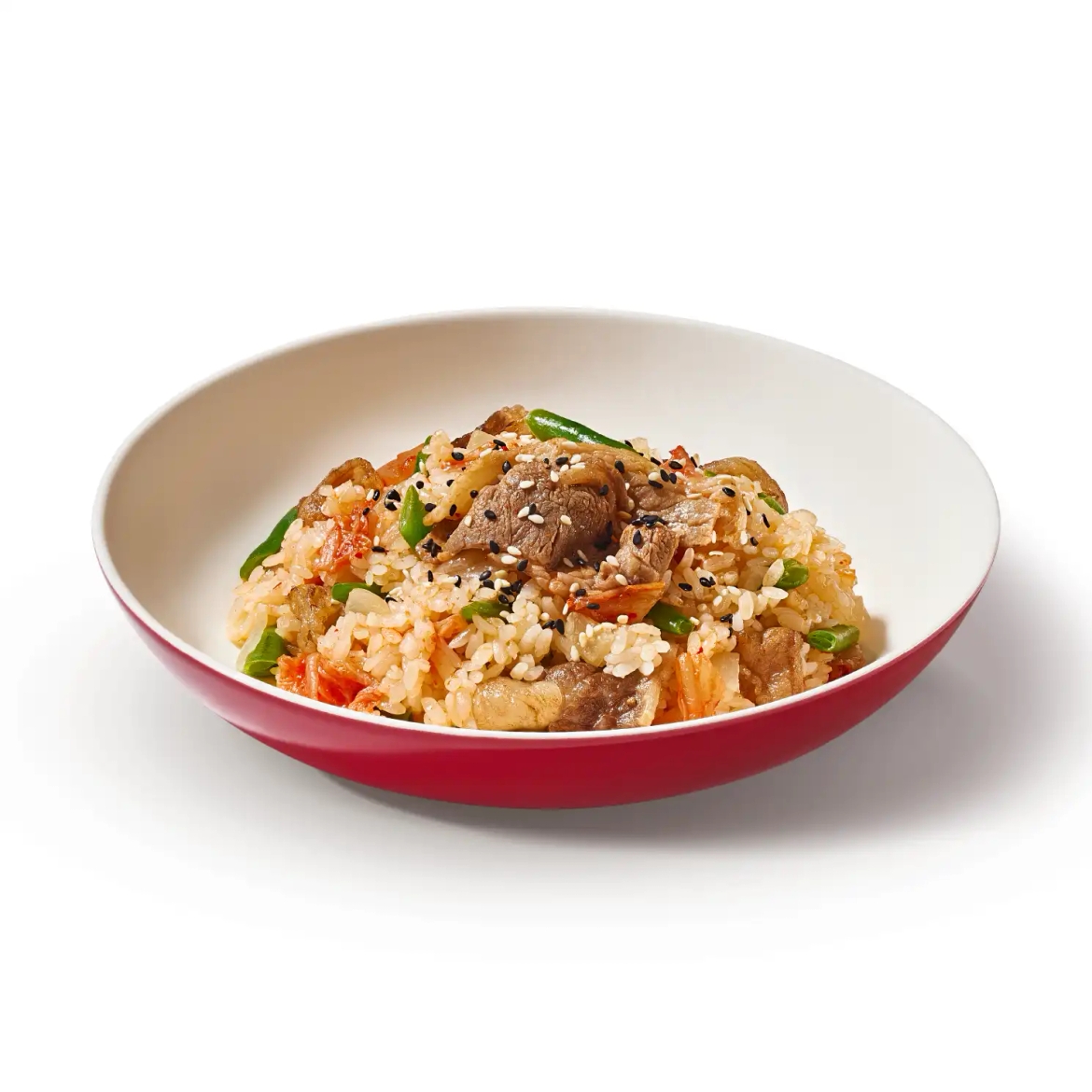Creamy Kimchi & Beef Rice