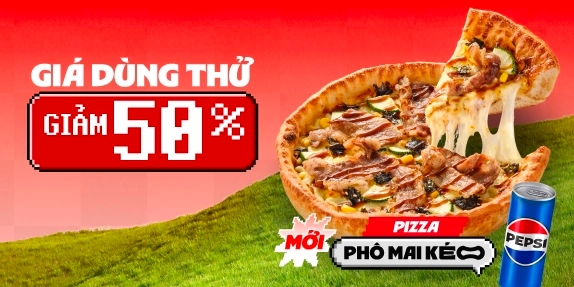Giá Dùng Thử Pizza Phô Mai Kéo